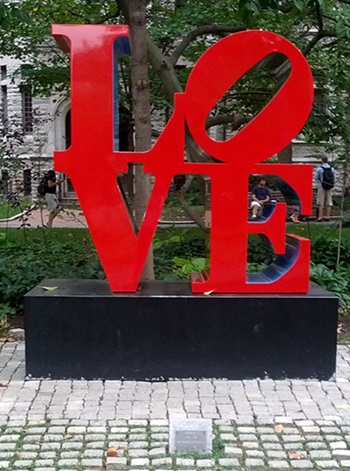 Love statue